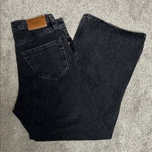 Jack & Jones Dave Baggy Wide Fit Black Jeans
